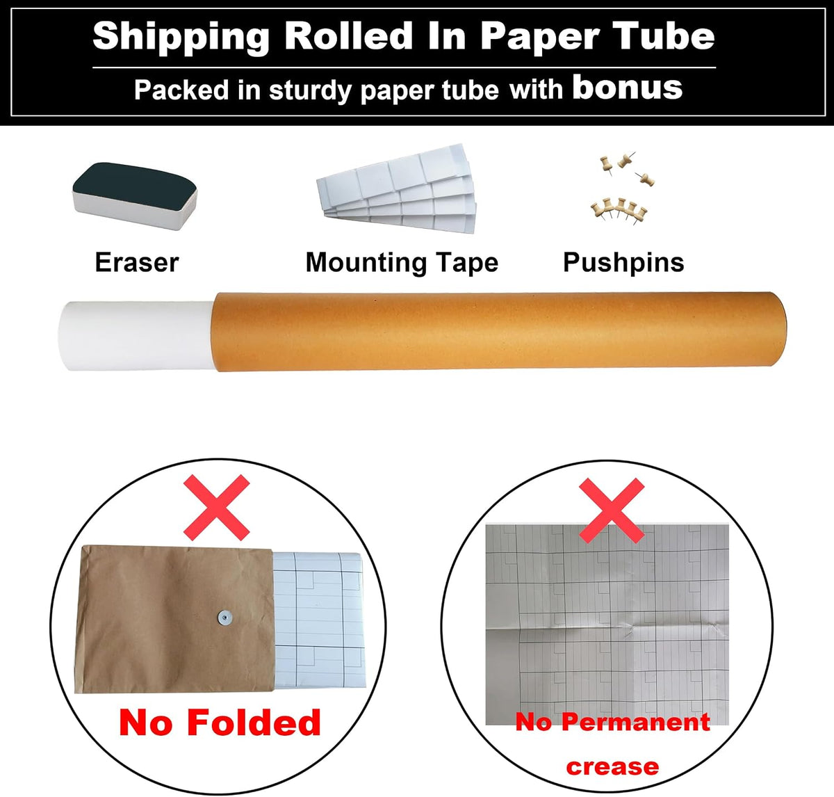 Dry Erase Real Estate Whiteboard Poster 36"X24"