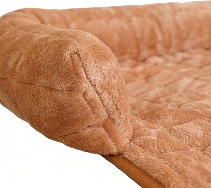 Pet Couch Cover - U Shape Protective Washable, Soft Pet Bed Sofa Protector for Cats, Kittens, Puppies for Indoor Home Living Room Apartment, Car, Camping, Travel Bed and Furniture Protection
