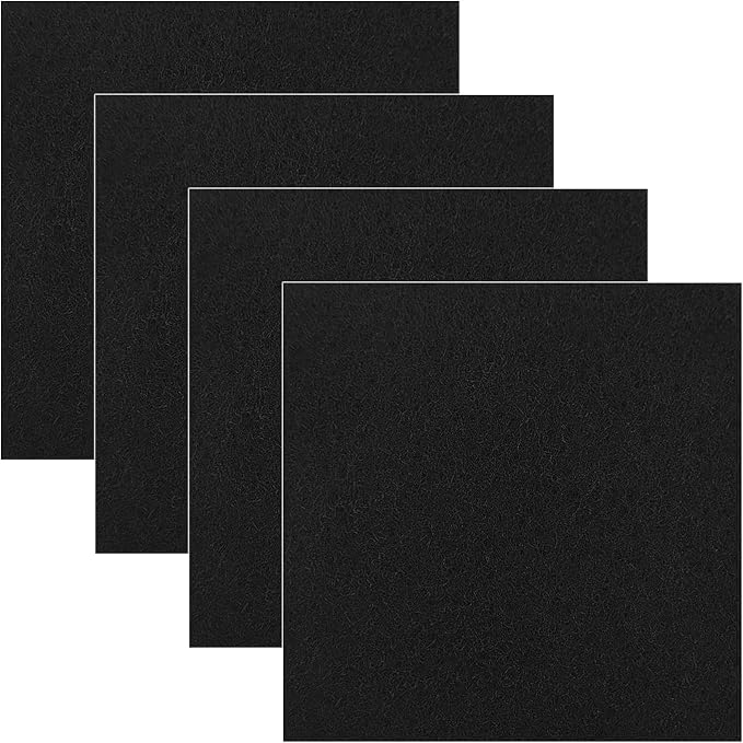 4 Pack 5inch Charcoal Filters for Kitchen Compost Bin, Compost Filters for