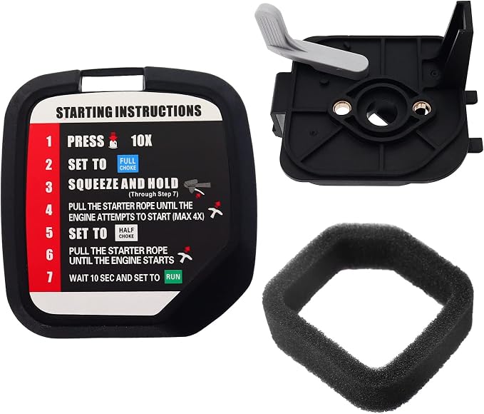 Air Filter Cover Air Filter Airbox Base w/Choke Lever
