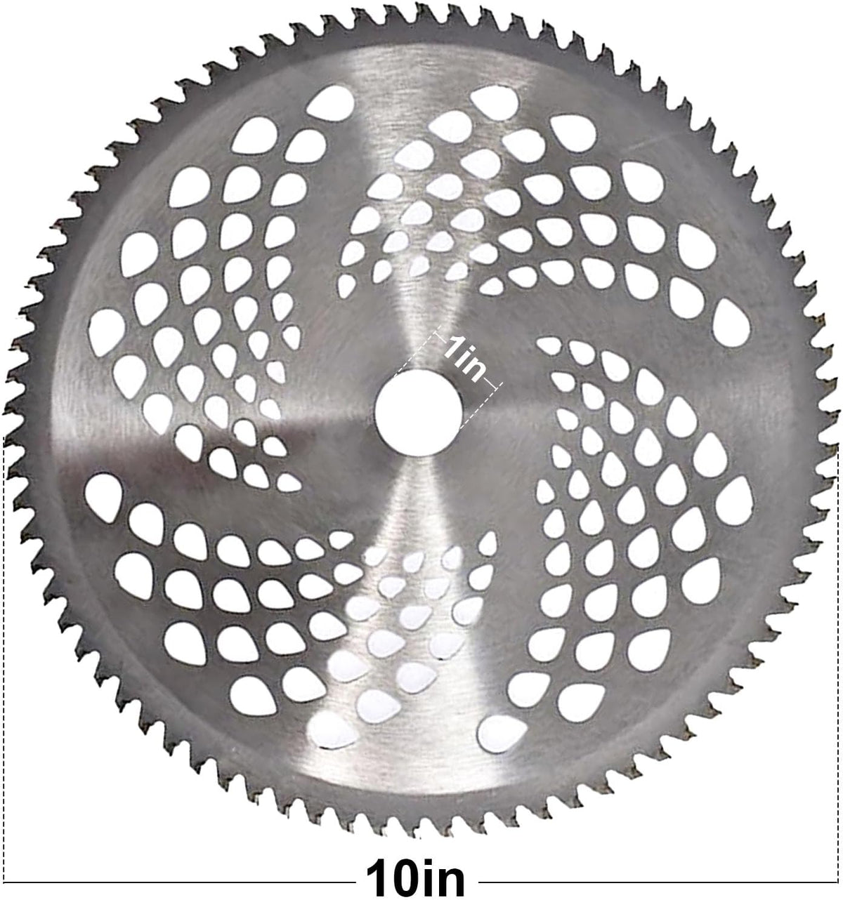 Brush Cutter Blade Set with Adapter Kit, 3 PCS