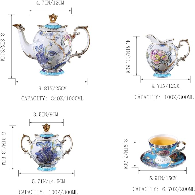 ACMLIFE Porcelain Tea Sets