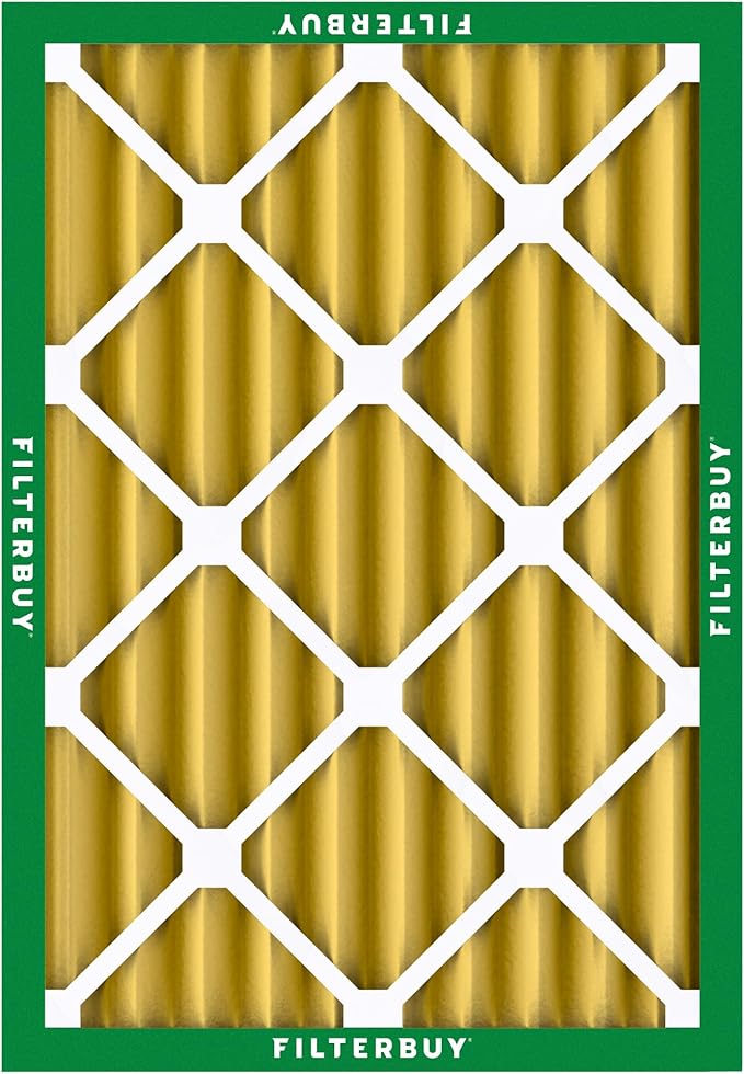 Filterbuy 23.25x29.25x4 Air Filter MERV 11 Superior Pet & Allergy Defense