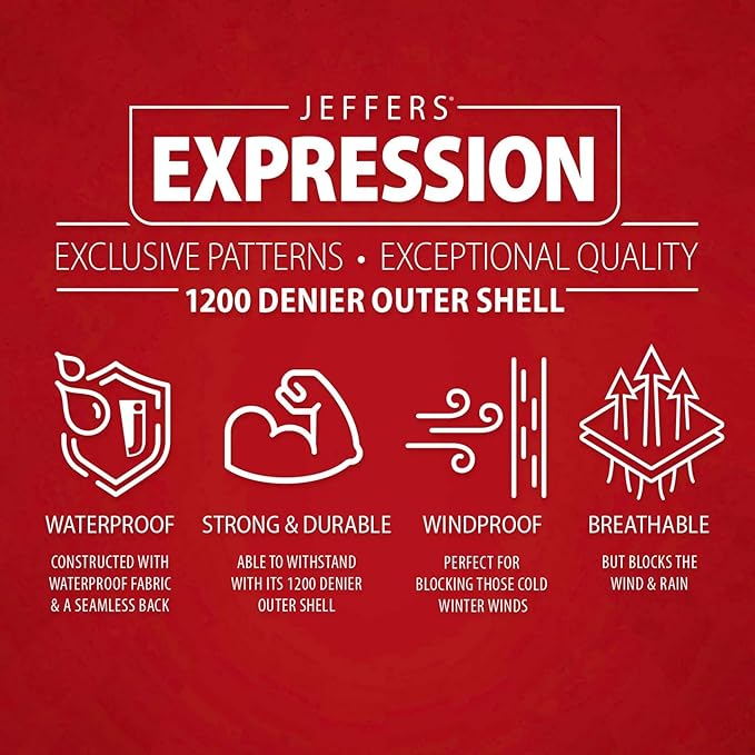 Jeffers Expression 1200 Denier Standard Neck Turnout Blanket, Rose Garden, 81" - Waterproof, Breathable Horse Blanket with 0g Polyfill, No insulation - Ideal Protection for Wind and Rain, Light Weight