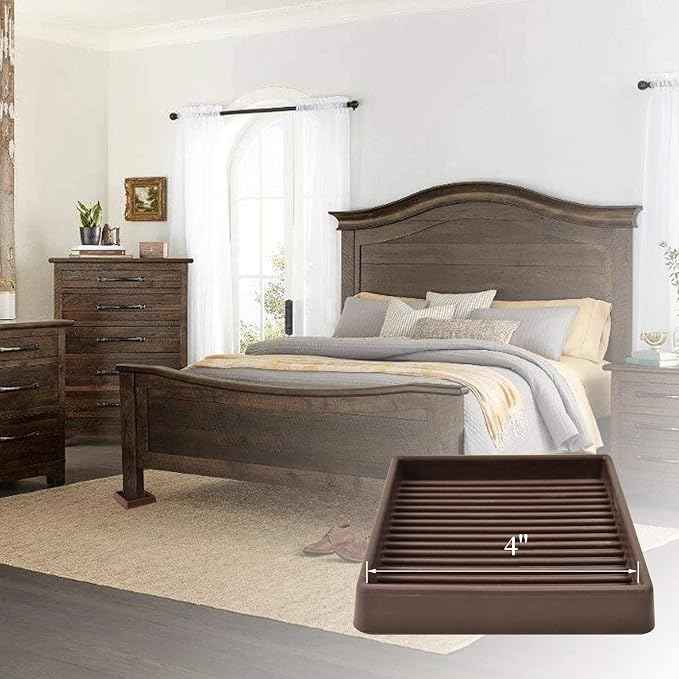 Yelanon Furniture Coasters, Rubber Furniture Feet, Anti Slide Floor Protector