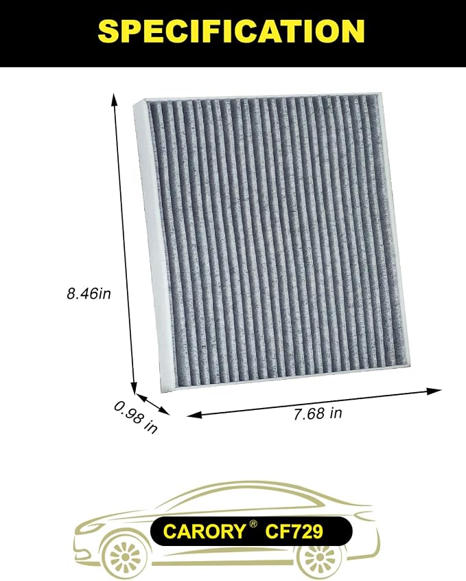 Cabin Air Filter w/Activated Carbon