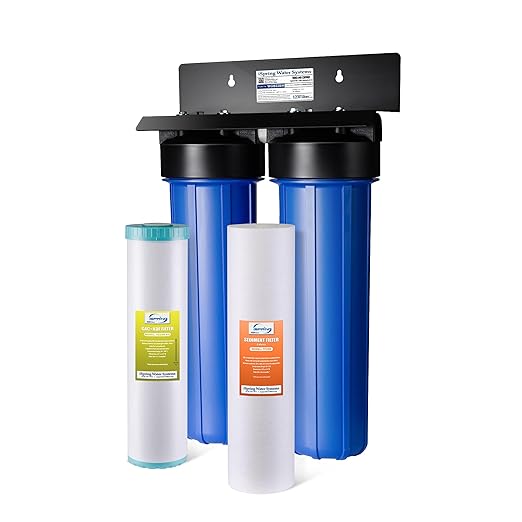 iSpring Whole House Water Filter System, Heavy Metals, Chloramine, Hydrogen