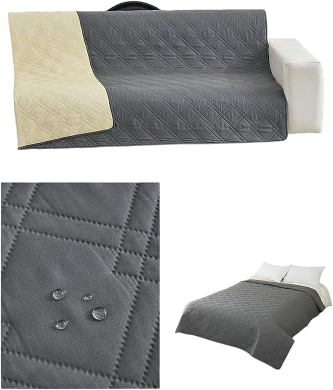 Waterproof Dog Bed Cover Multi -Function Pet Blanket Non -Slip Furniture Protection Pad is Suitable for Sofa and Pet Use