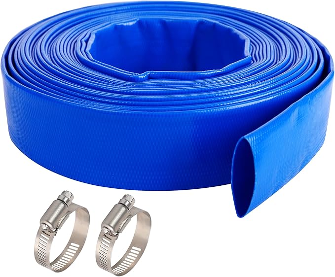 1-1/4" x 100 FT Pool Backwash Hose,