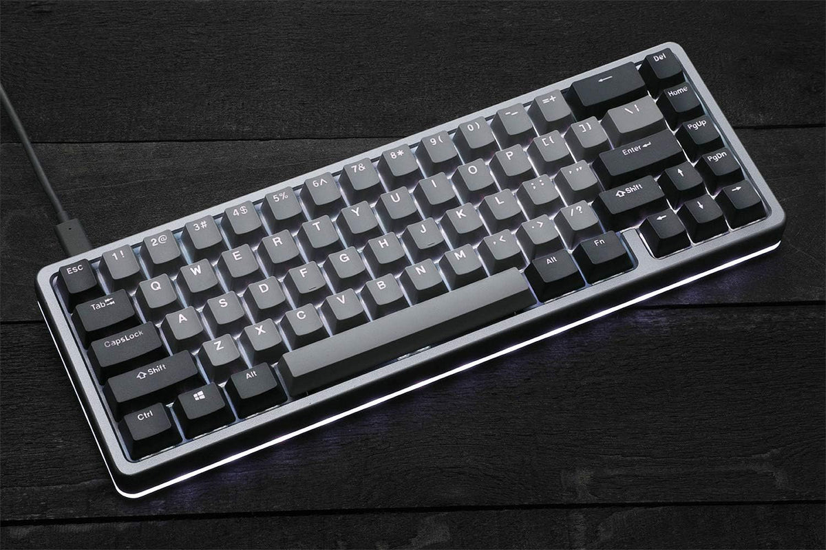 DROP ALT High-Profile Mechanical Keyboard — 65% (67 Key) Gaming Keyboard, Hot-Swap Switches, Programmable Macros, RGB LED Backlighting, USB-C, Doubleshot PBT, Aluminum Frame (Cherry MX Brown, Gray)