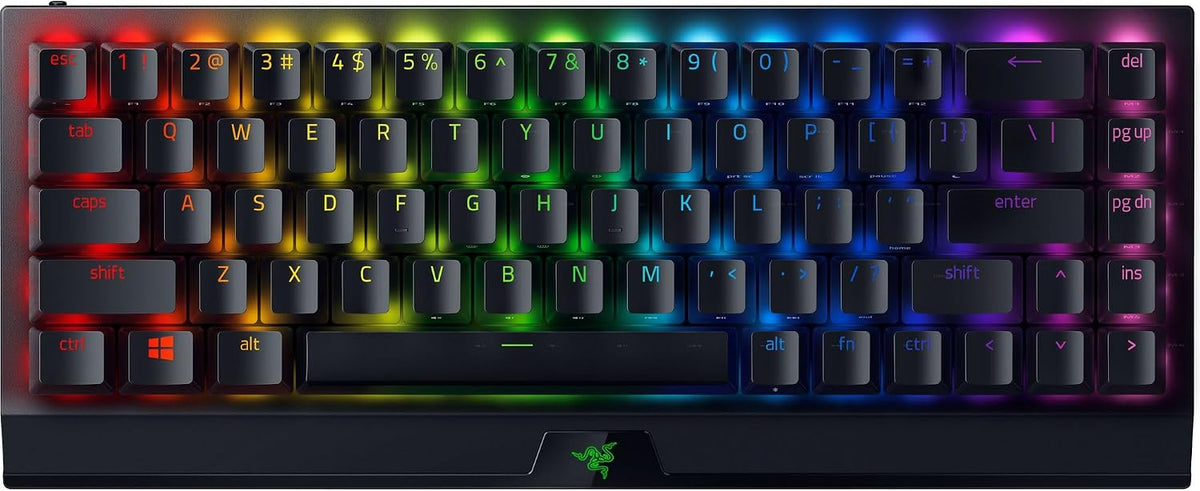 Razer BlackWidow V3 Mini Wireless Mechanical Gaming Keyboard, Yellow Switch