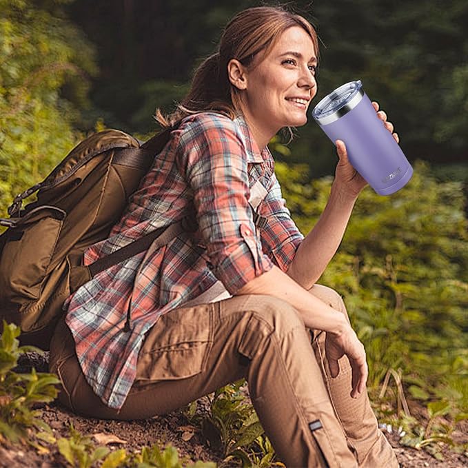 MEZMUT 20oz Insulated Tumbler Cup Travel Coffee Mug