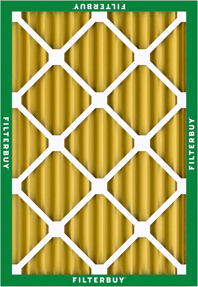 Filterbuy 20x24x2 Air Filter MERV 11 Superior Pet & Allergy Defense,