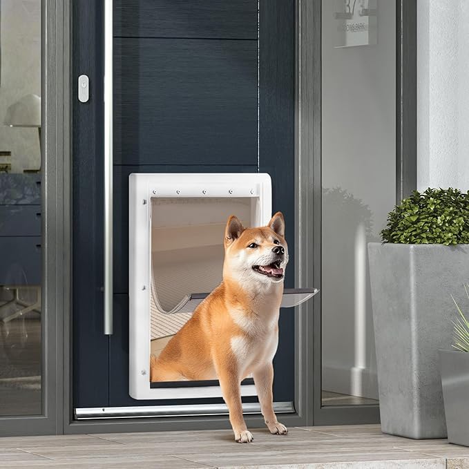 Large Dog Door Replacement Flap with Screws, Compatible with PAC11-11039, Measures 10 1/8" X 16 7/8", Doggy Door Replacement Flap, Weather Resistant and Easy to Install