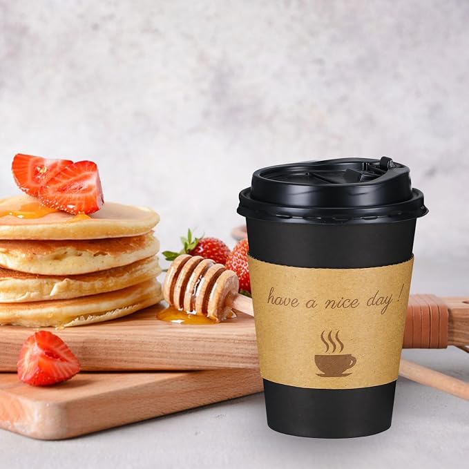 Lamosi 500 Pack 12 oz Coffee Cups, Disposable To Go Paper Cups