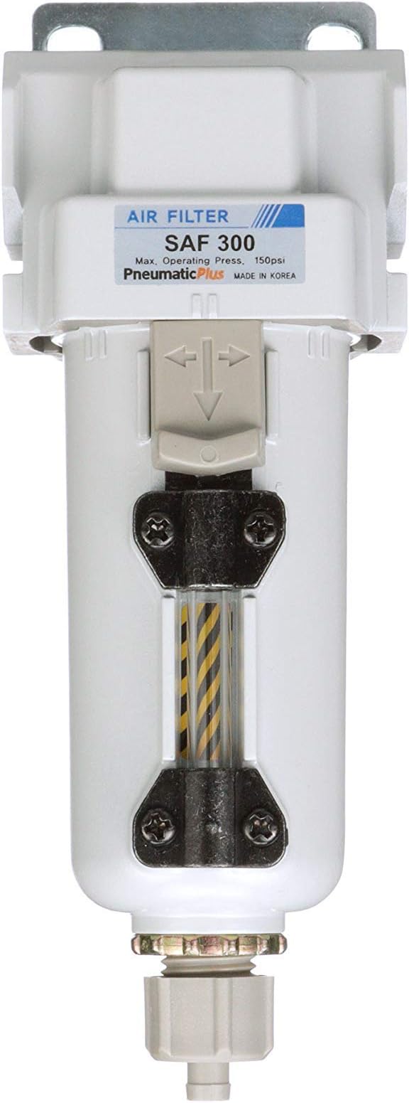 PneumaticPlus SAF300-N03B-MEP Compressed Air Particulate Filter 3/8" NPT