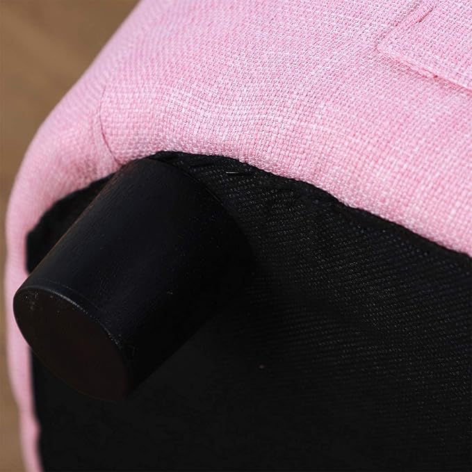 Getifun Pet Sofa Bed, Velvet Couch with Washable Cushion for Small Dog Cat (Pink)