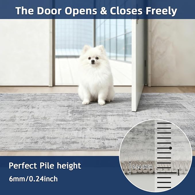 2.5x10 Washable Runner Rugs, 10 ft Runner Rug