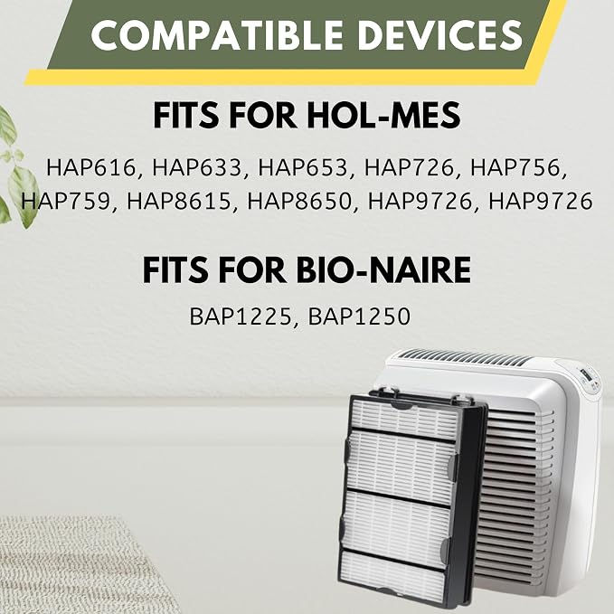 Nispira Air Filter Replacement Compatible