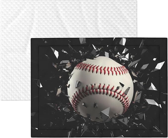 Waterproof Dog Blanket Soft Pet Blanket for Puppy Cat, Fleece Cat Throw Blankets for Furniture Bed Couch Sofa Reversible - Baseball Breaking Glass