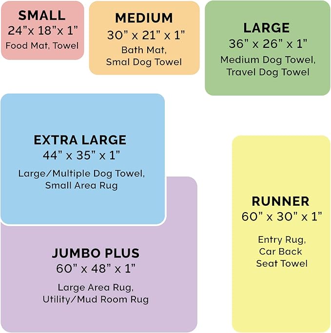 Furhaven 36" x 26" Highly Absorbent Dog Door Mat for Muddy Paws, 100% Washable, Perfect for Entryway, Kitchen, & Bathroom Use - Chenille Shammy Rug - Mud (Brown), Large