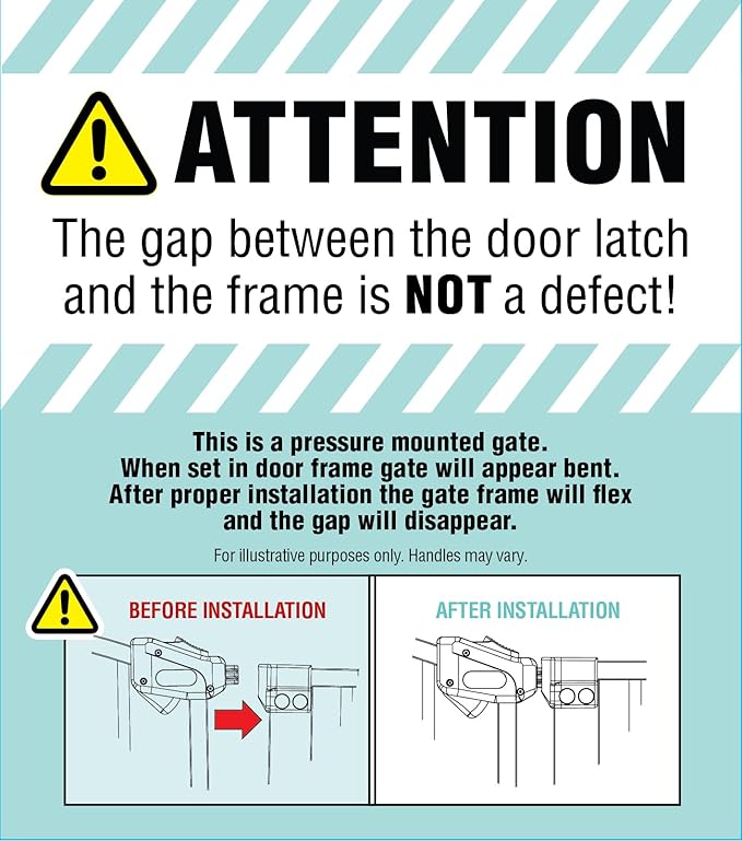 Regalo Safety 36" Extra Tall Home Accent Arch Baby Gate with Door, Pressure Mount for Doorways & Bottom of Stairs, Babies, Toddlers & Pets, Tested & Trusted, American Designed, Family Owned