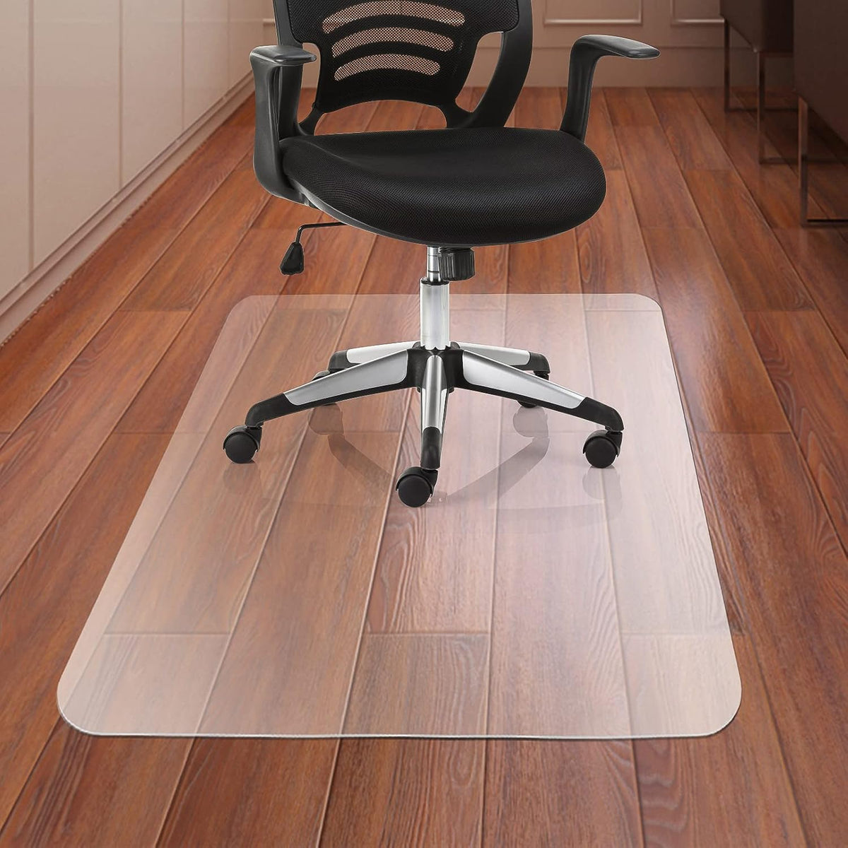 Kuyal Office Chair Mat for Hardwood Floor, 30'' x 48'' Rectangle