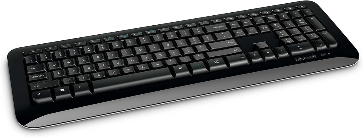 Microsoft Wireless Keyboard 850 Special Edition with AES - Black. Wireless Keyboard. Snap-In USB Transceiver