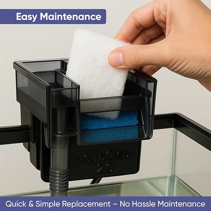 AquaClear 20 HOB Maintenance & Replacement Filter Media Kit, Including Gokul
