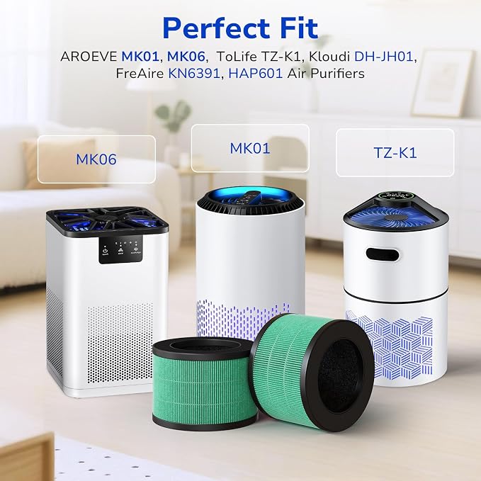 Fil-fresh 2-Pack MK01 & MK06 Replacement Filter, Compatible