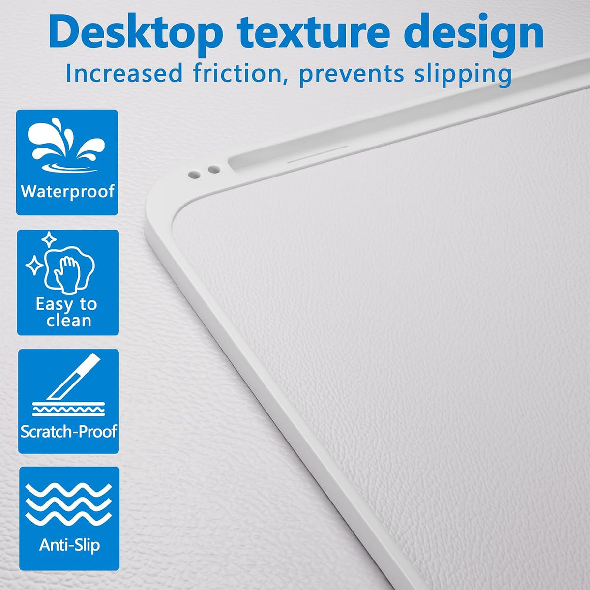 Potuopy Adjustable Laptop Lap Desk, X-Large Foldable Bed Table Tray