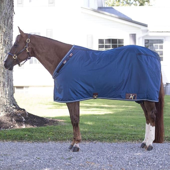 Dura-Nylon Tekno-Fleece Stable Horse Blankets & Sheets | V-Free Pressure Free Wither | Adjustable Leg Strap Horse Sheets | Comfortable Horse Blankets for Winter