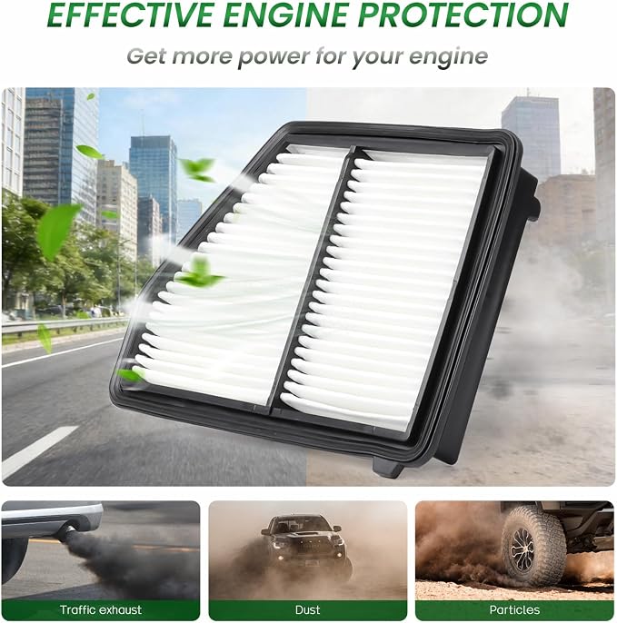 Engine & Cabin Air Filter Compatible