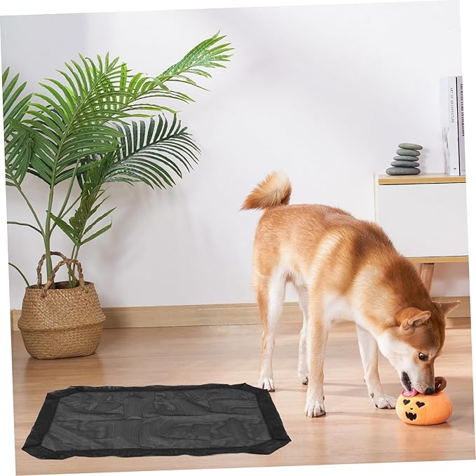 NUOBESTY Detachable Breathable Pet Bed Mesh Cover for Elevated Dog Cot Washable Lightweight Replacement for Indoor Outdoor Use Four-Season Ventilated Mattress Promotes Airflow and Comfort