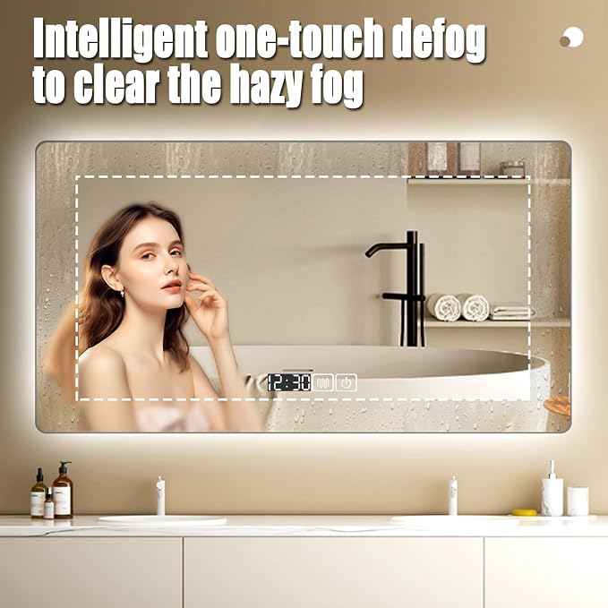 Backlit LED Illuminated Bathroom Mirror