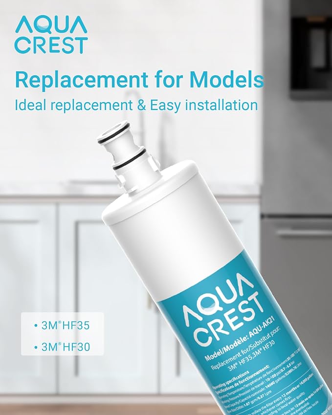 AQUA CREST AK21 Under Sink Water Filter, Replacement