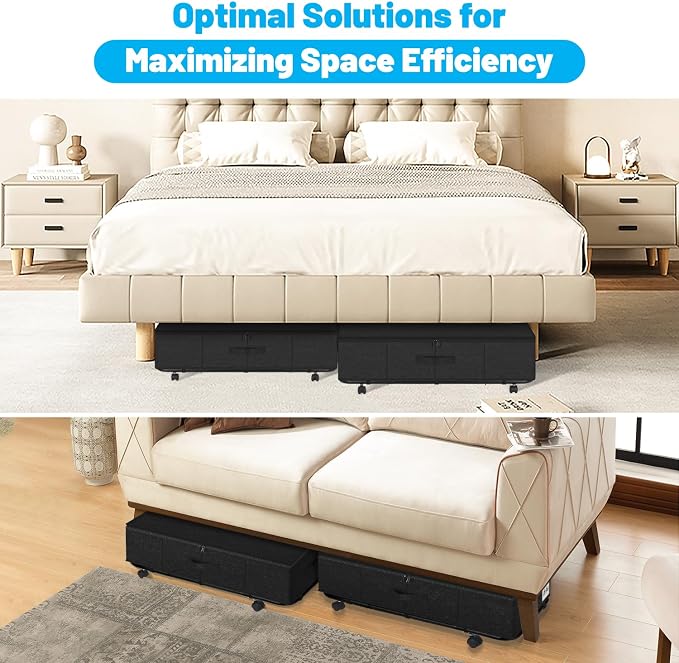 Large Sturdy Under Bed Storage