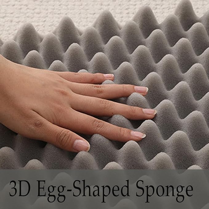 Dog Beds Medium Large Size Dog, Calming Dog Bed with Removable Washable Cover, Waterproof Lining and Nonskid Bottom(Gradient-Rose Pink,L)