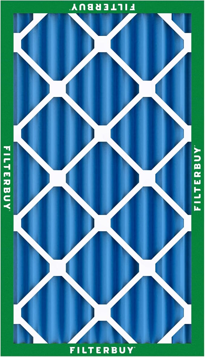Filterbuy 14x25x4 Air Filter MERV 13 Optimal Smoke & Allergy Defense,