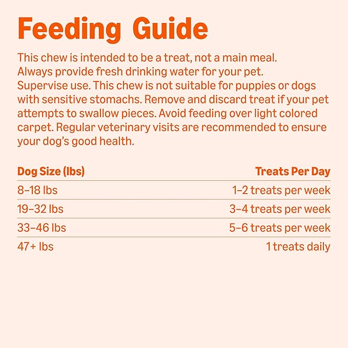 Amazon Basics Double Chew Bone Dog Treats, Beef and Cheddar - 8 count, 1 pack