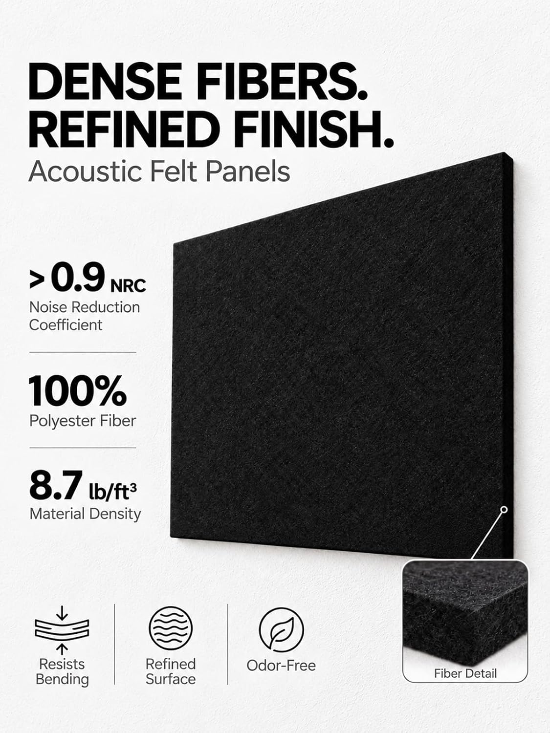 Felt Bulletin Board & Cork Board Alternative 48" x 36"- 12 Pack