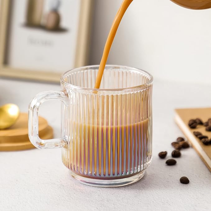 Lysenn Iridescent Glass Mug
