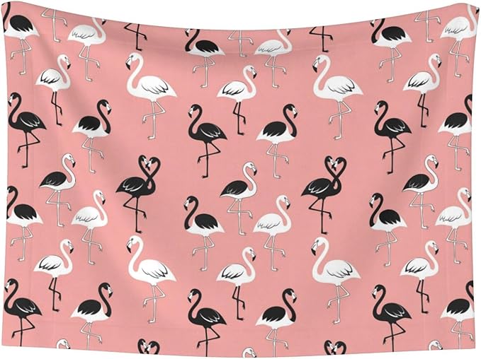 Reversible Pet Blanket for Sofa Protection Pet Comfort, Pink Flamingo, Double Sided Design with Cozy Nubby Nap Side and Durable Smooth Play Side