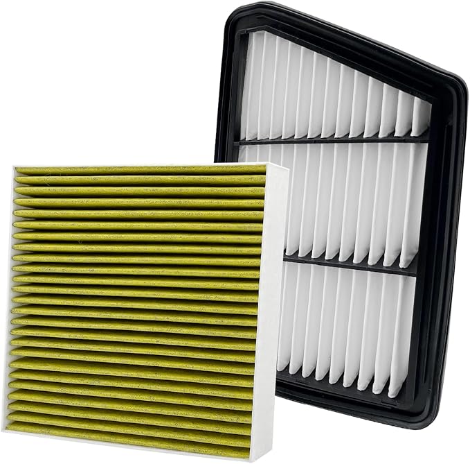 2PCS Cabin Engine Air Filter Kits Fits