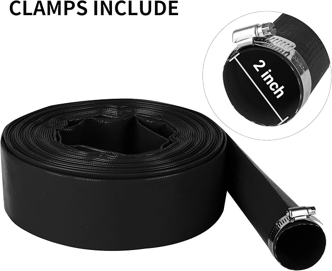2" x 100 FT Pool Backwash Hose,