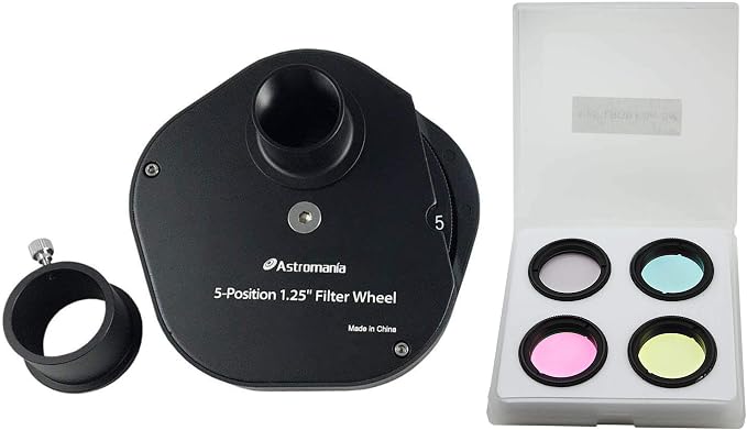 Astromania 1.25" Multiple 5-Position Filter Wheel