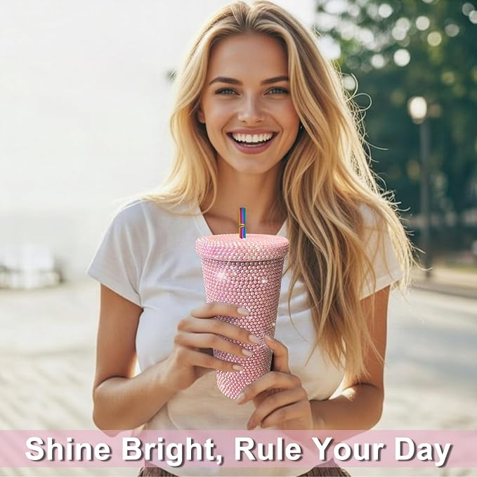 26oz Bling Rhinestone Tumbler