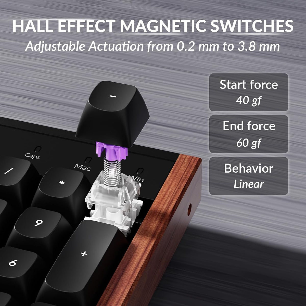 Keychron K10 HE Full-Size Hall Effect Keyboard Wireless, Rapid Trigger