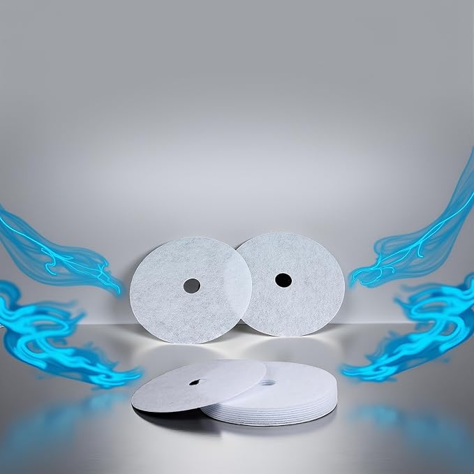 4 Pcs White Cloth Dryer Exhaust Filter,