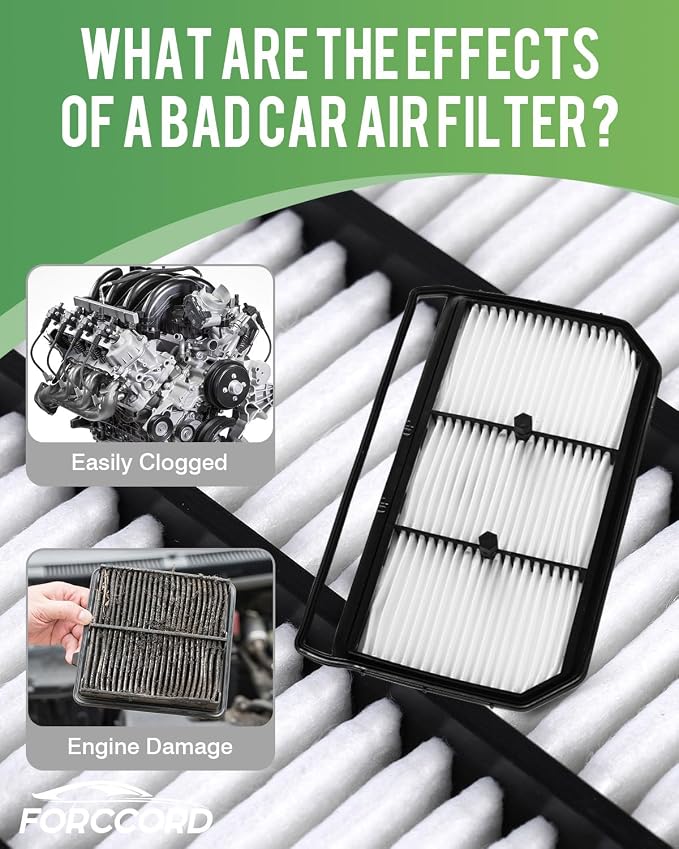 2-PACK Engine Air Filter Fits for Hyundai Elantra Hybrid 1.6L L4 Gas Air Filter